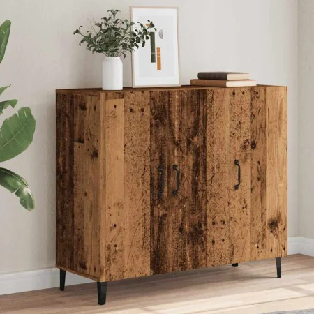 Aparador de madera de ingeniería envejecido 90x34x80 cm von , Sideboards - Ref: Foro24-856892, Preis: 103,70 €, Rabatt: %