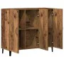 Aparador de madera de ingeniería envejecido 90x34x80 cm von , Sideboards - Ref: Foro24-856892, Preis: 103,70 €, Rabatt: %