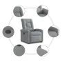 Sillón reclinable elevable de tela gris claro von , Sessel - Ref: Foro24-3303254, Preis: 271,27 €, Rabatt: %