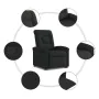 Sillón reclinable elevable tela negro by , Armchairs - Ref: Foro24-3303256, Price: 277,89 €, Discount: %
