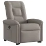 Sillón reclinable elevable tela gris taupe by , Armchairs - Ref: Foro24-3303261, Price: 290,32 €, Discount: %
