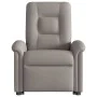 Sillón reclinable elevable tela gris taupe by , Armchairs - Ref: Foro24-3303261, Price: 290,32 €, Discount: %