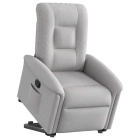 Sillón reclinable elevable de tela gris nube by , Armchairs - Ref: Foro24-3303263, Price: 278,40 €, Discount: %
