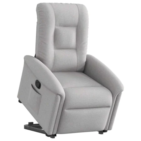 Sillón reclinable elevable de tela gris nube de , Sillones - Ref: Foro24-3303263, Precio: 278,28 €, Descuento: %