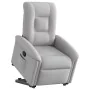 Sillón reclinable elevable de tela gris nube de , Sillones - Ref: Foro24-3303263, Precio: 278,28 €, Descuento: %