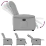 Sillón reclinable elevable de tela gris nube de , Sillones - Ref: Foro24-3303263, Precio: 278,28 €, Descuento: %