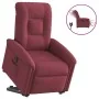Sillón eléctrico reclinable elevable de tela rojo tinto by , Armchairs - Ref: Foro24-3303277, Price: 323,75 €, Discount: %