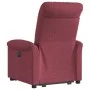 Sillón eléctrico reclinable elevable de tela rojo tinto by , Armchairs - Ref: Foro24-3303277, Price: 323,75 €, Discount: %