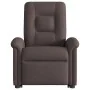 Sillón masaje eléctrico reclinable elevable tela marrón oscuro de , Sillones - Ref: Foro24-3303289, Precio: 344,87 €, Descuen...