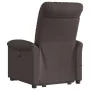 Sillón masaje eléctrico reclinable elevable tela marrón oscuro de , Sillones - Ref: Foro24-3303289, Precio: 344,87 €, Descuen...