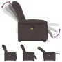 Sillón masaje eléctrico reclinable elevable tela marrón oscuro de , Sillones - Ref: Foro24-3303289, Precio: 344,87 €, Descuen...