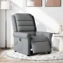 Sillón reclinable de masaje eléctrico tela gris oscuro by , Armchairs - Ref: Foro24-3303305, Price: 249,25 €, Discount: %