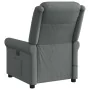 Sillón reclinable de masaje eléctrico tela gris oscuro by , Armchairs - Ref: Foro24-3303305, Price: 249,25 €, Discount: %