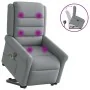 Sillón de masaje reclinable de pie de tela gris claro by , Armchairs - Ref: Foro24-3303324, Price: 298,60 €, Discount: %