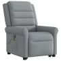 Sillón de masaje reclinable de pie de tela gris claro by , Armchairs - Ref: Foro24-3303324, Price: 298,60 €, Discount: %