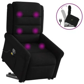 Sillón reclinable de masaje elevable tela negro von , Sessel - Ref: Foro24-3303326, Preis: 298,60 €, Rabatt: %