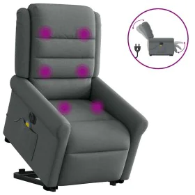 Sillón de masaje eléctrico reclinable elevable tela gris oscuro by , Armchairs - Ref: Foro24-3303345, Price: 332,45 €, Discou...