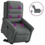 Sillón de masaje eléctrico reclinable elevable tela gris oscuro by , Armchairs - Ref: Foro24-3303345, Price: 332,33 €, Discou...