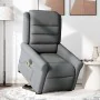 Sillón de masaje eléctrico reclinable elevable tela gris oscuro by , Armchairs - Ref: Foro24-3303345, Price: 332,33 €, Discou...