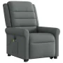 Sillón de masaje eléctrico reclinable elevable tela gris oscuro by , Armchairs - Ref: Foro24-3303345, Price: 332,33 €, Discou...
