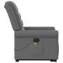 Sillón de masaje eléctrico reclinable elevable tela gris oscuro by , Armchairs - Ref: Foro24-3303345, Price: 332,33 €, Discou...