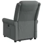 Sillón de masaje eléctrico reclinable elevable tela gris oscuro by , Armchairs - Ref: Foro24-3303345, Price: 332,33 €, Discou...