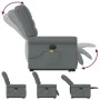 Sillón de masaje eléctrico reclinable elevable tela gris oscuro by , Armchairs - Ref: Foro24-3303345, Price: 332,33 €, Discou...