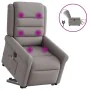 Sillón de masaje eléctrico reclinable elevable tela taupé von , Sessel - Ref: Foro24-3303351, Preis: 361,89 €, Rabatt: %