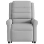 Sillón de masaje eléctrico reclinable elevable tela gris nube by , Armchairs - Ref: Foro24-3303353, Price: 329,06 €, Discount: %