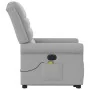 Sillón de masaje eléctrico reclinable elevable tela gris nube by , Armchairs - Ref: Foro24-3303353, Price: 329,06 €, Discount: %