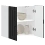 Armario de pared de cocina Lucca madera ingeniería negra von , Küchenschränke - Ref: Foro24-853818, Preis: 54,90 €, Rabatt: %