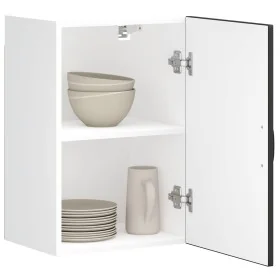 Armario de pared de cocina Lucca madera ingeniería negra by , Kitchen cabinets - Ref: Foro24-853788, Price: 52,71 €, Discount: %