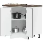 Mueble bajo esquinero de cocina Lucca madera ingeniería negra von , Küchenschränke - Ref: Foro24-853748, Preis: 103,64 €, Rab...