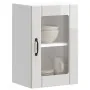 Armario pared para cocina puerta cristal Lucca blanco brillante de , Armarios de cocina - Ref: Foro24-853769, Precio: 64,43 €...