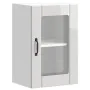 Armario pared para cocina puerta cristal Lucca blanco brillante de , Armarios de cocina - Ref: Foro24-853769, Precio: 64,43 €...