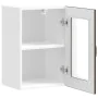Armario de pared para cocina puerta cristal Lucca roble marrón by , Kitchen cabinets - Ref: Foro24-853774, Price: 58,96 €, Di...