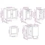 Mueble de cocina Porto blanco 11 piezas madera contrachapada de , Armarios de cocina - Ref: Foro24-3314961, Precio: 693,04 €,...