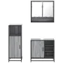 Set de muebles de baño 3 pzas madera contrachapada gris sonoma de , Muebles de baño - Ref: Foro24-3300998, Precio: 225,44 €, ...