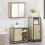 Set de muebles de baño 3 pzas madera contrachapada roble Sonoma by , Bathroom furniture - Ref: Foro24-3300966, Price: 208,16 ...