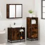 Set de muebles baño 3 pzas madera contrachapada roble ahumado von , Badezimmermöbel - Ref: Foro24-3301027, Preis: 236,89 €, R...