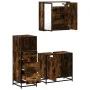 Set de muebles baño 3 pzas madera contrachapada roble ahumado von , Badezimmermöbel - Ref: Foro24-3301027, Preis: 236,89 €, R...