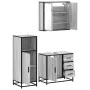 Set de muebles de baño 3 pzas madera contrachapada gris sonoma von , Badezimmermöbel - Ref: Foro24-3300958, Preis: 244,09 €, ...