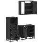 Juego de muebles de baño 3 pzas madera contrachapada negro by , Bathroom furniture - Ref: Foro24-3301025, Price: 244,55 €, Di...