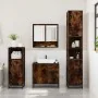 Set de muebles baño 3 pzas madera contrachapada roble ahumado by , Bathroom furniture - Ref: Foro24-3300987, Price: 236,72 €,...