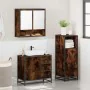 Set de muebles baño 3 pzas madera contrachapada roble ahumado by , Bathroom furniture - Ref: Foro24-3300987, Price: 236,72 €,...