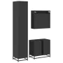 Juego de muebles de baño 3 pzas madera contrachapada negro by , Bathroom furniture - Ref: Foro24-3301065, Price: 290,57 €, Di...