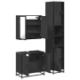 Juego de muebles de baño 3 pzas madera contrachapada negro by , Bathroom furniture - Ref: Foro24-3301065, Price: 290,57 €, Di...