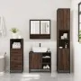Set de muebles baño 3 pzas madera contrachapada roble marrón by , Bathroom furniture - Ref: Foro24-3301059, Price: 236,30 €, ...