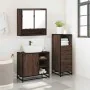 Set de muebles baño 3 pzas madera contrachapada roble marrón by , Bathroom furniture - Ref: Foro24-3301059, Price: 236,30 €, ...