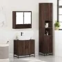 Set de muebles baño 3 pzas madera contrachapada roble marrón von , Badezimmermöbel - Ref: Foro24-3301099, Preis: 252,14 €, Ra...